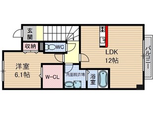 ウォーム要の物件間取画像